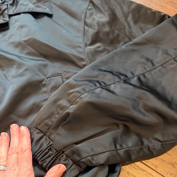 Divided H&M Black Cropped Bomber Jacket Small C27-046 - Picture 8 of 10